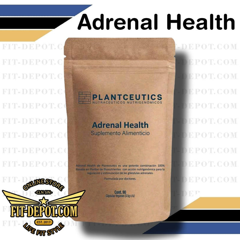 Adrenal Health - Mejora la fatiga adrenal, energía celular y regulación de niveles de cortisól - 90 capsulas | PLANTCEUTICS -