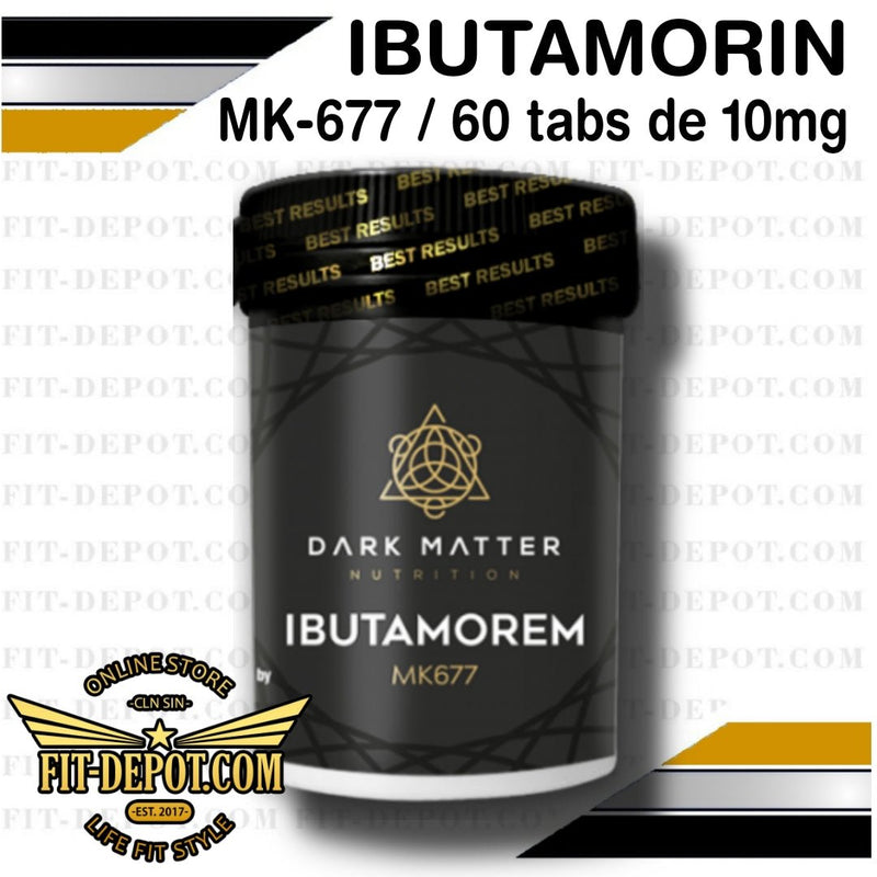 IBUTAMOREN (Ibutamorin / MK677) 60 tabletas (30 servicios de 2 TABS | 10 MG x TAB) | SARMS DARK MATTER - SARMS
