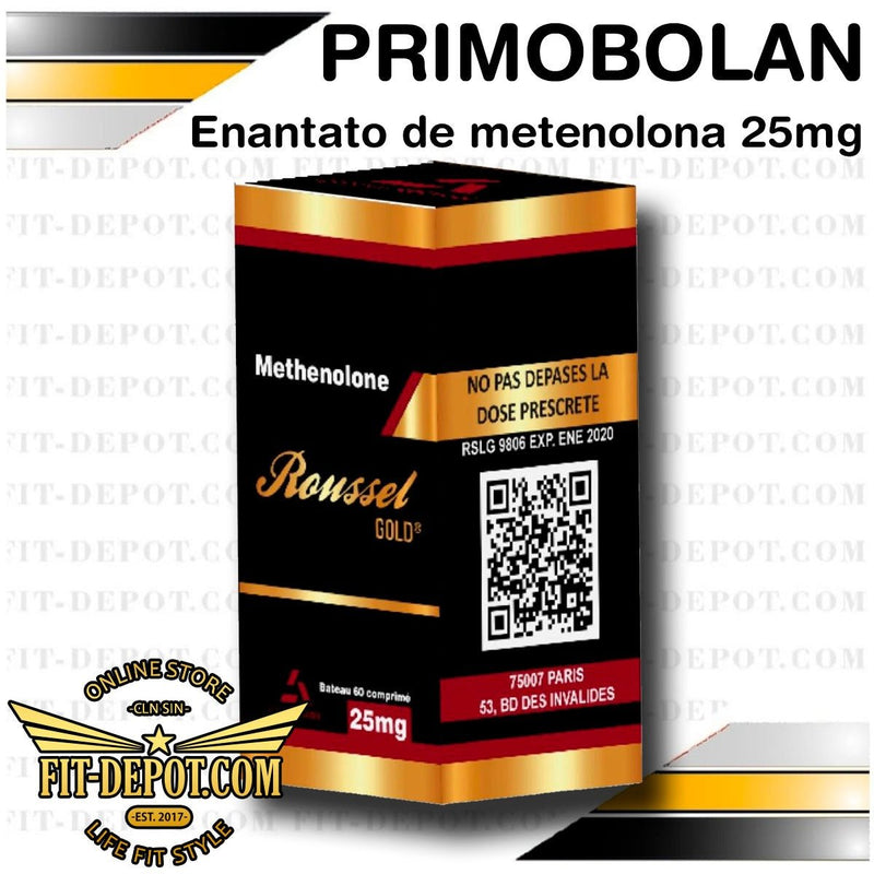 METHENOLONE PRIMOBOLD 25 MG (PRIMOBOLAN) 60 COMPRIMIDOS | ESTEROIDES ROUSSEL UCLAR - esteroides