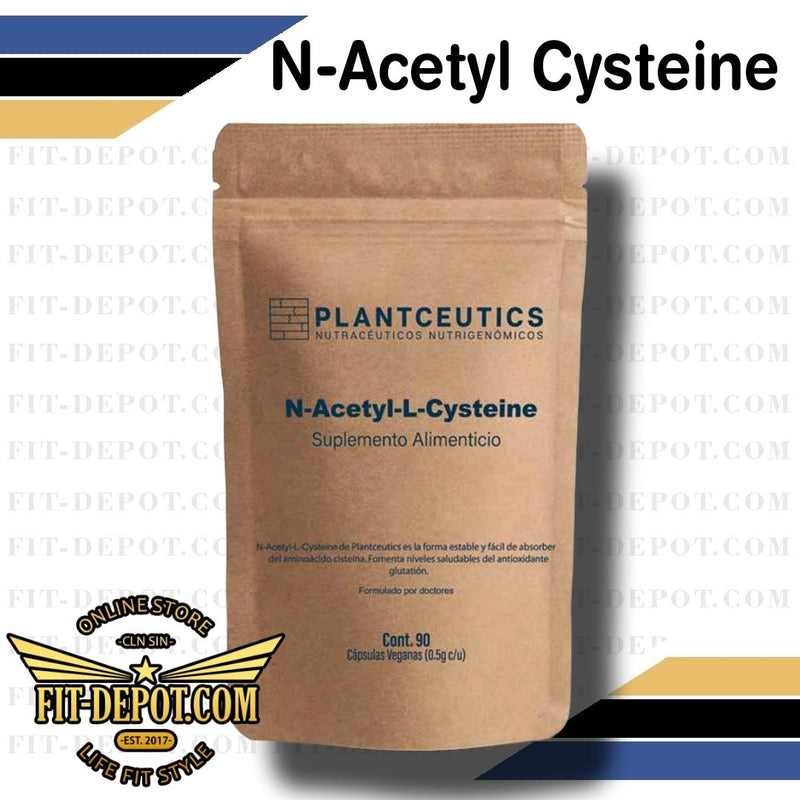 N-Acetil Cisteína (NAC) - Desintoxicación de Hígado, promueve producción de antioxidante glutatión y limpieza pulmonar 90 caps | PLANTCEUTICS -