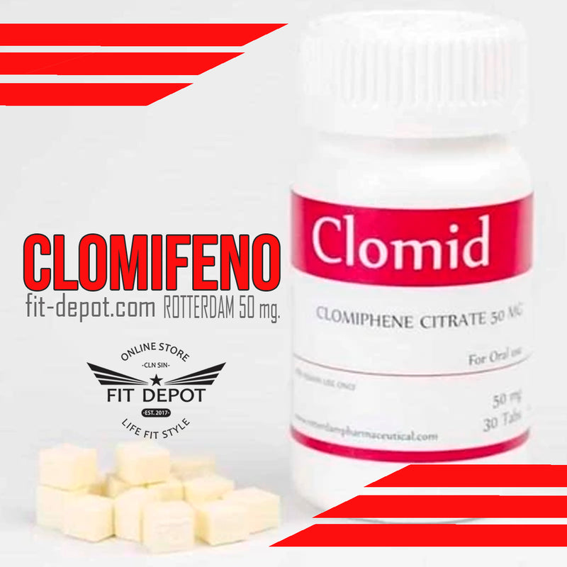 CLOMID 50 MG (Clomífero) 30 tabletas | ROTTERDAM PHARMACEUTICAL