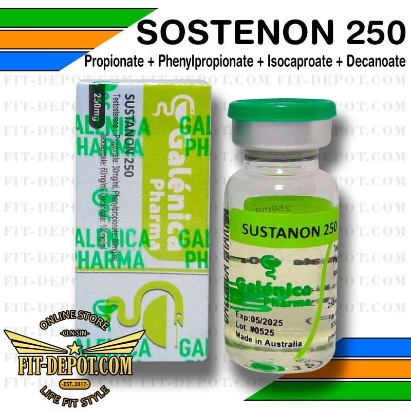 AGOTADO 🔴 SUSTANON 250 mg propionato + fenilpropionato +isocaproato + decanoato / Vial 10ml | GALENICA PHARMA - Esteroides