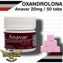 ANAVAR 25 mg (Oxandrolona) | 50 tabletas | Esteroides ROTTERDAM - esteroides