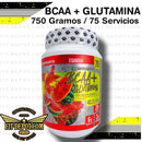 BCAAS 6 gms + GLUTAMINA 2 gms - 750 Gramos / 75 Servicios - suplementos basicos
