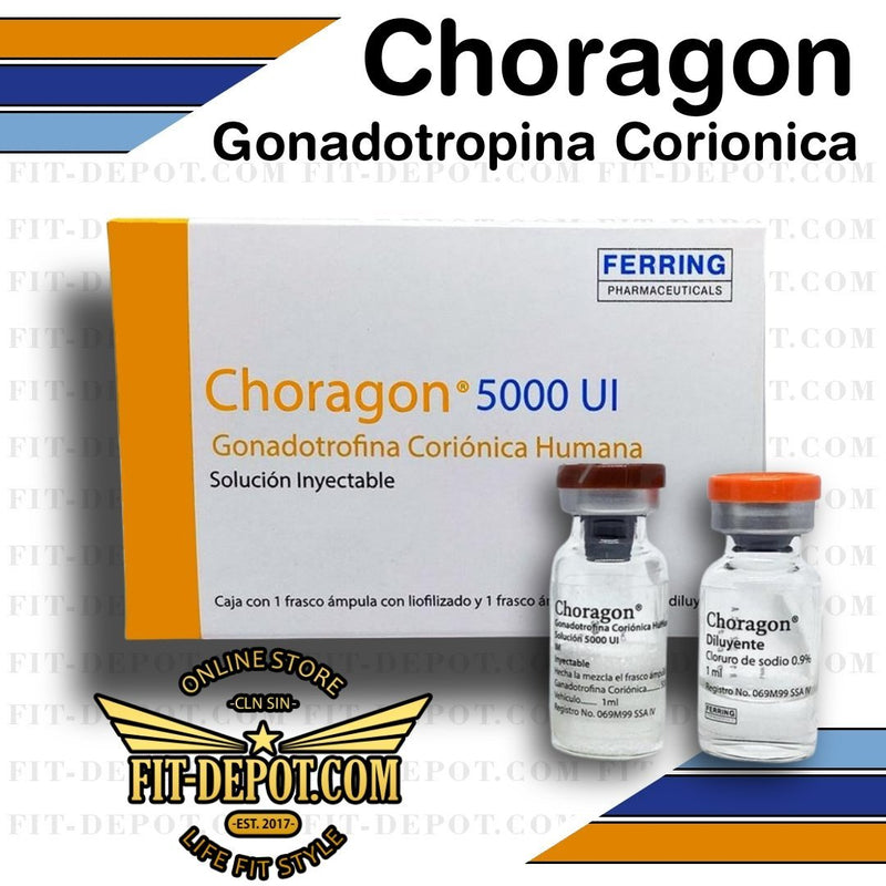 CHORAGON Gonadotropina-corionica Humana HCG 5000 UI - FERRIG - esteroide