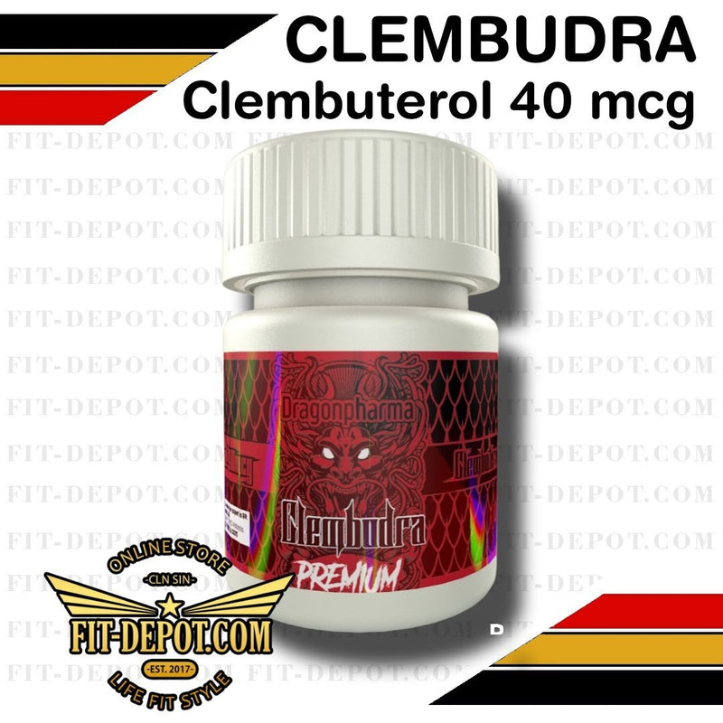 CLEMBUDRA (Clembuterol) 40 mcg / 100 Tabletas / Dragon Pharma Premium - esteroides