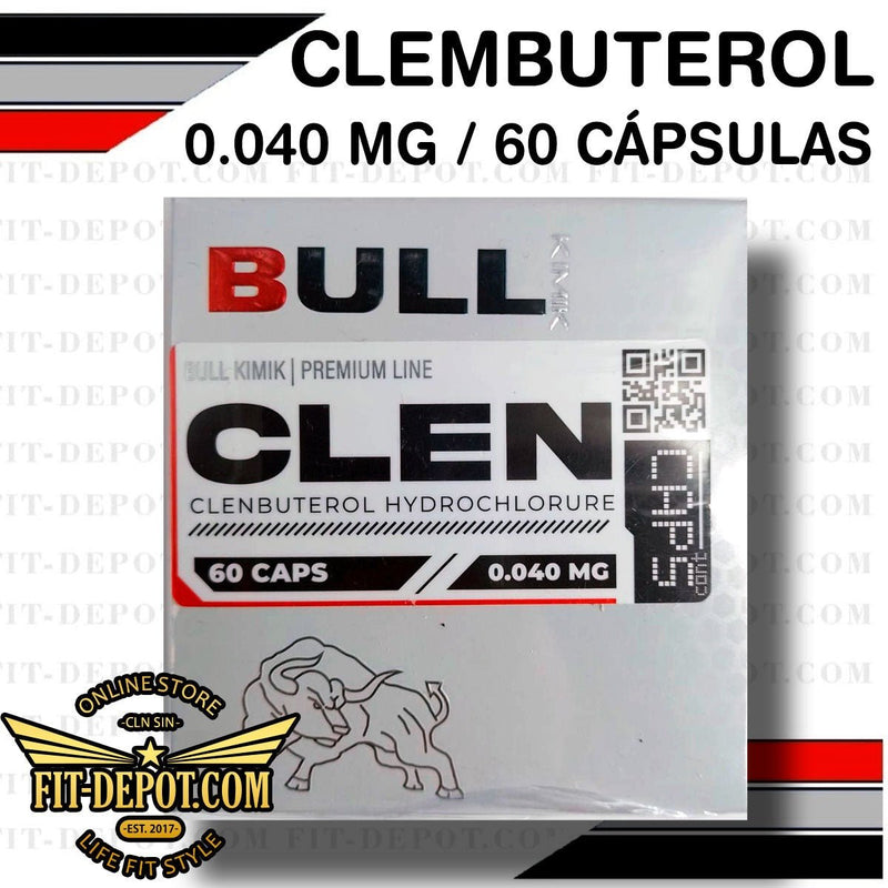 CLEMBUTEROL 0.04 MG 60 CAPSULAS - BULL KIMIK - esteroide