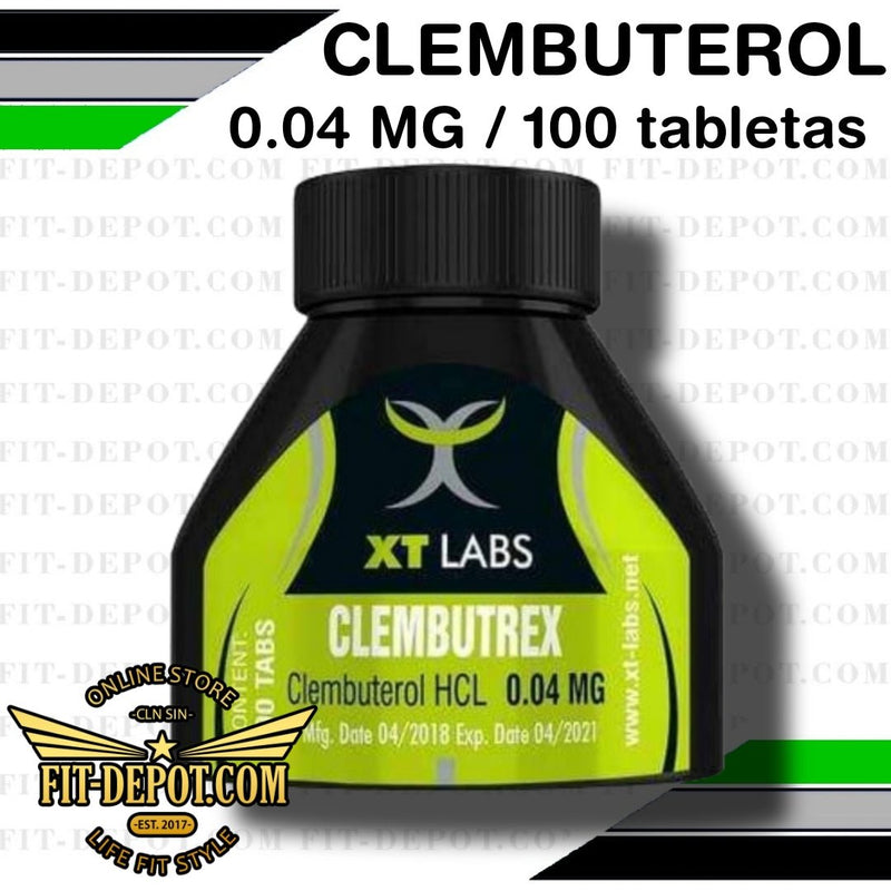 Clembutrex 0.04 Mg (clembuterol) 100 tabletas | Esteroides XT LABS - esteroides anabolicos