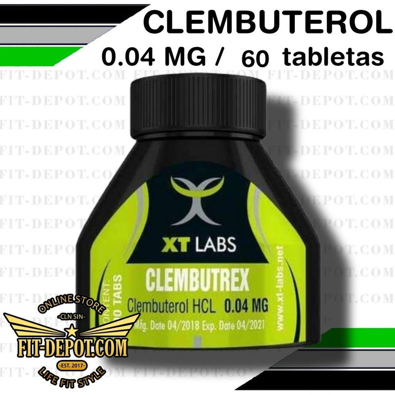 Clembutrex 0.04 Mg (clembuterol) 60 tabletas | XT LABS - esteroides anabolicos