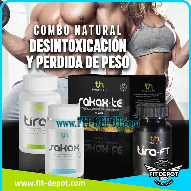 COMBO 100% Natural Desintoxicación y Pérdida de peso / 4 Productos - FIT Depot de México