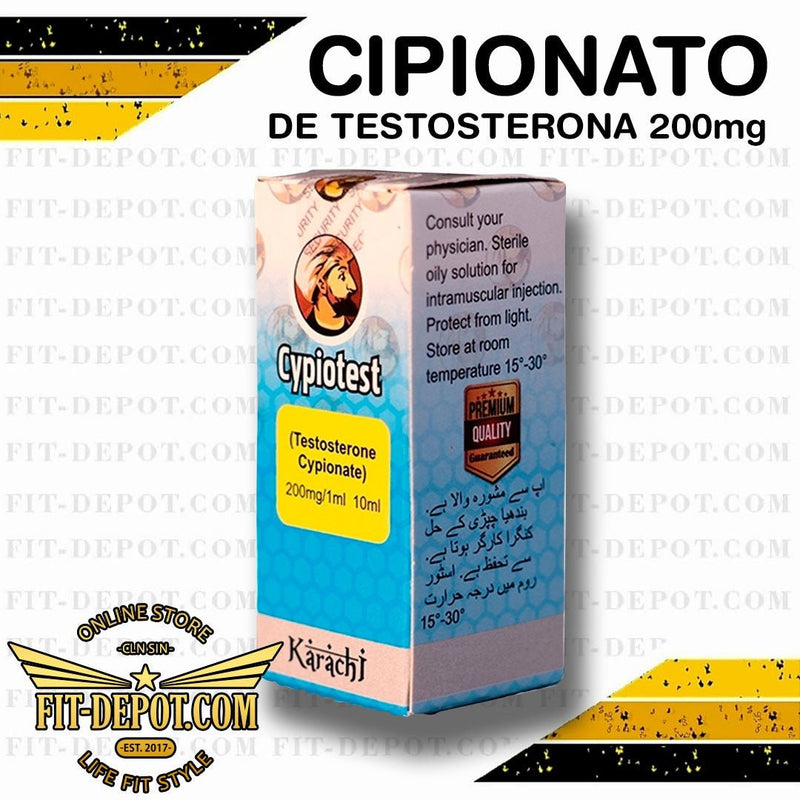 CYPIOTEST - 200 mg – Cipionato de Testosterona - 10ml | ESTEROIDES KARACHI LABS - esteroide