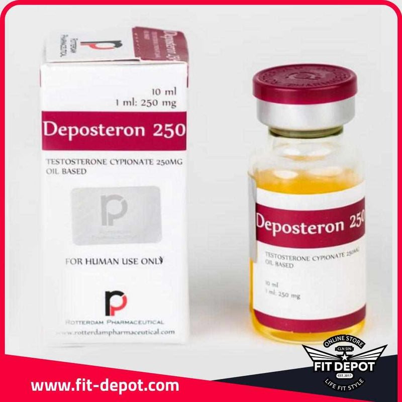 Deposteron 250 - Cipionato de testosterona base Aceite / 250 MG/ML / 10 ML - / Esteroides ROTTERDAM PHARMACEUTICAL - FIT Depot de México