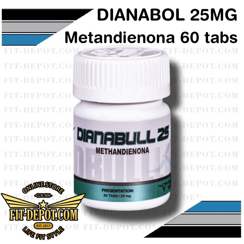 DIANABULL 25 (DIANABOL) Methandienona 25mg / 80 TABLETAS | ESTEROIDES HARDBULLLABS - esteroides