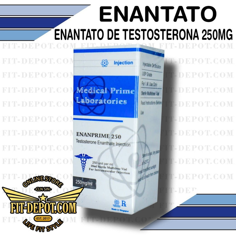 ENANPRIME (Enantato de Testosterona) 250MG / 10ML / Medical Prime - esteroide