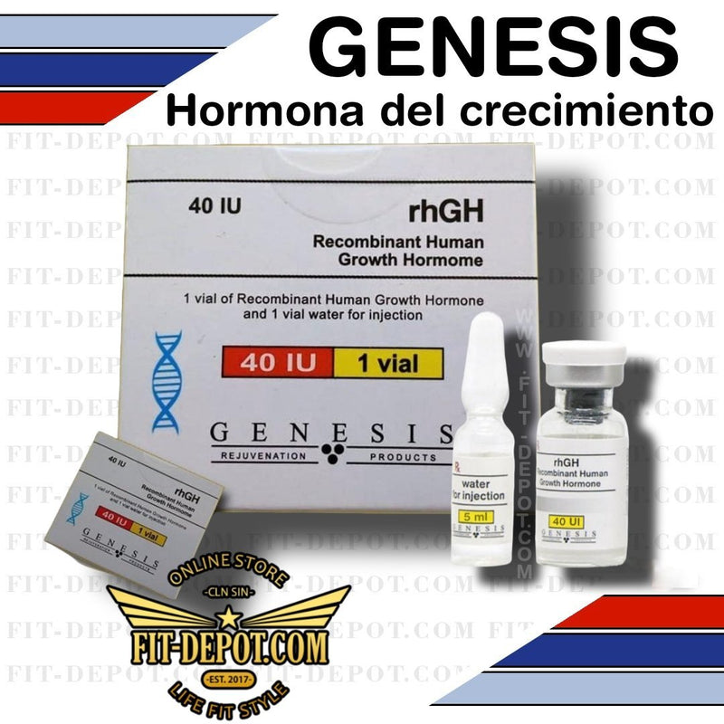HORMONA rhGH Laboratorio Genesis ® 40 UI - hormona del crecimiento