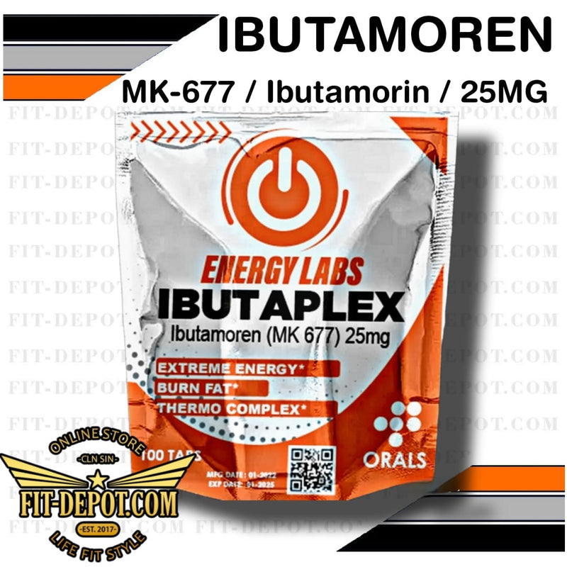 IBUTAMOREN / MK-677 25mg / Crecimiento muscular y rendimiento atletico quema de grada moderado / ENERGY LABS - SARMS