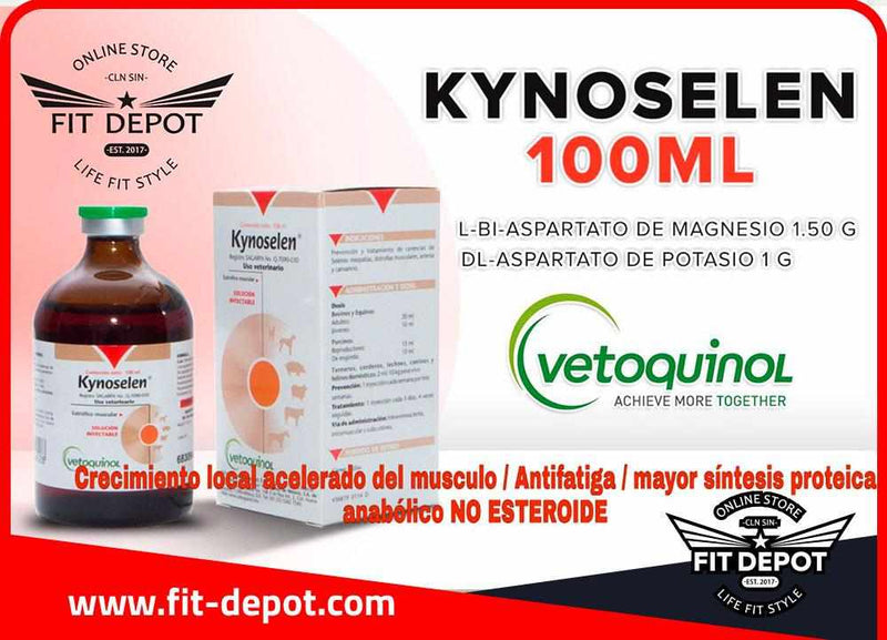 KYNOSELEN NUTRIMENTO ANABOLICO NO ESTEROIDEO / 100 ML - FIT Depot de México