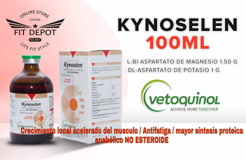 KYNOSELEN NUTRIMENTO ANABOLICO NO ESTEROIDEO / 100 ML - FIT Depot de México