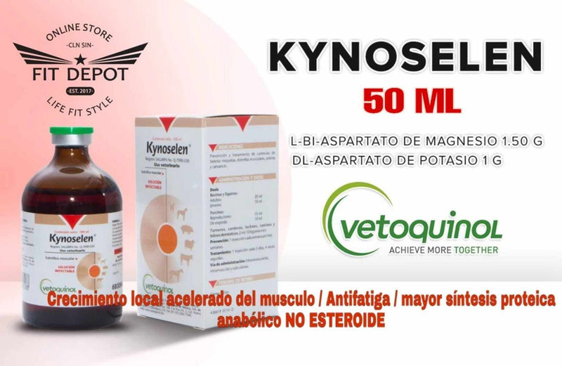 KINOSELEN KYNOSELEN NUTRIMENTO ANABOLICO NO ESTEROIDEO / 50 ML -VETOQUINOL - FIT Depot de México