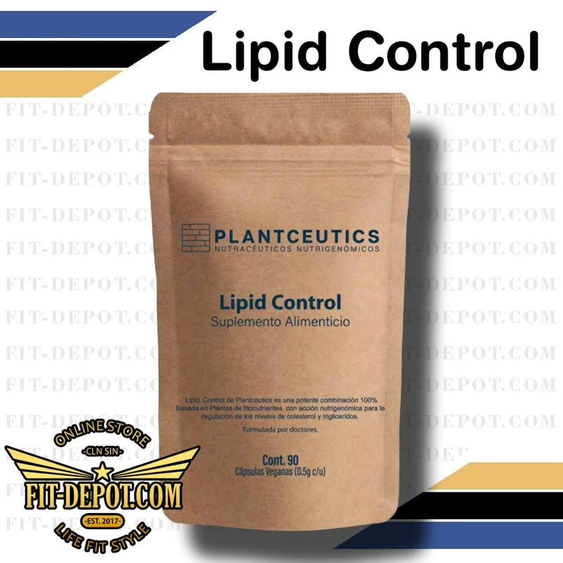 Lipid Control - REGULACIÓN DE COLESTEROL Y TRIGLICERIDOS 90 capsulas | PLANTCEUTICS -