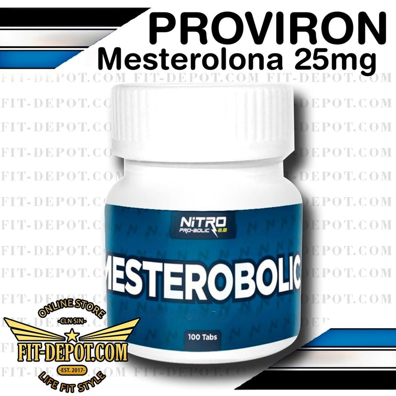 MESTEROBOLIC - (PROVIRON) mesterolona 25mg - 100 tabletas - NITRO PRO-BOLIC 2.0 - esteroides anabolicos