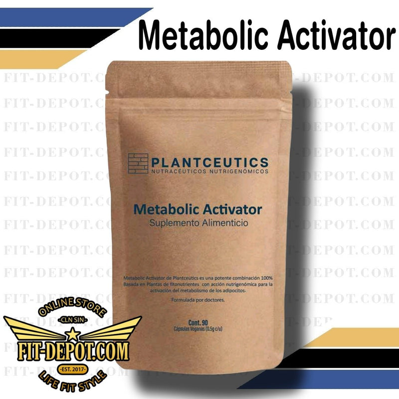 Metabolic Activator - Activación del metabolismo de las grasas, oxidación del tejido graso conversión a energía - 90 capsulas | PLANTCEUTICS -