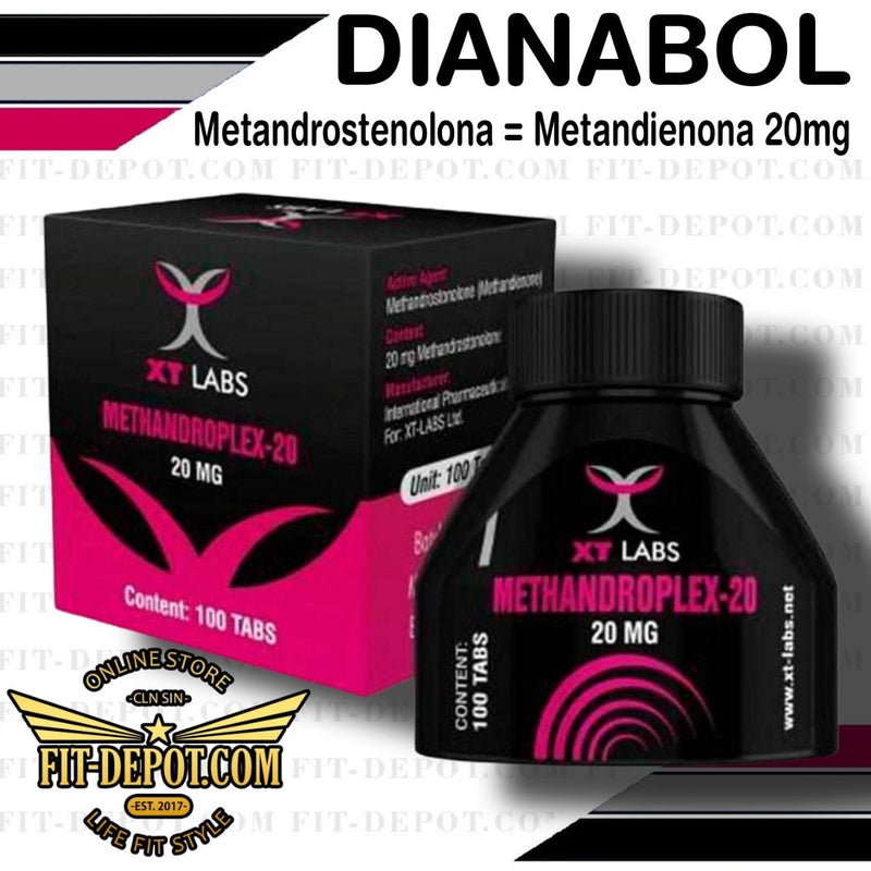 METHANDROPLEX-20 - (DIANABOL) - Metandienona 100tabs x 20mg | XT LABS - esteroide