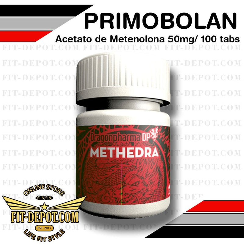 METHEDRA 50MG (PRIMOBOLAN) Acetato de Metenolona / 100 TABS | ESTEROIDES DRAGON PHARMA - esteroide