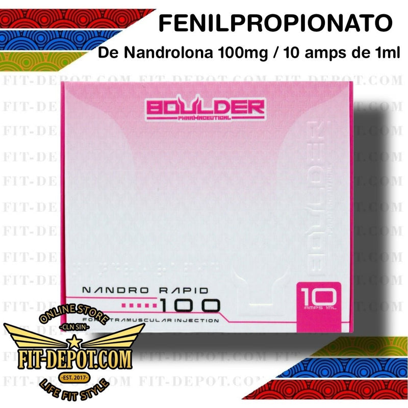 NANDRO RAPID 100 mg (DECA) - (Fenilpropionato de Nandrolona) 10 ampolletas de 1 ml C/U - Boulder Pharmaceutical - esteroides