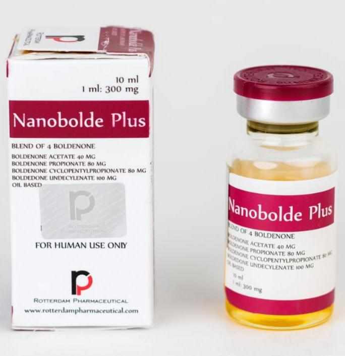 Nanobolde Plus - Boldenona - Blend of 4 Boldenone / 300 mg/1ml / 10 ML - / Esteroides ROTTERDAM PHARMACEUTICAL - FIT Depot de México