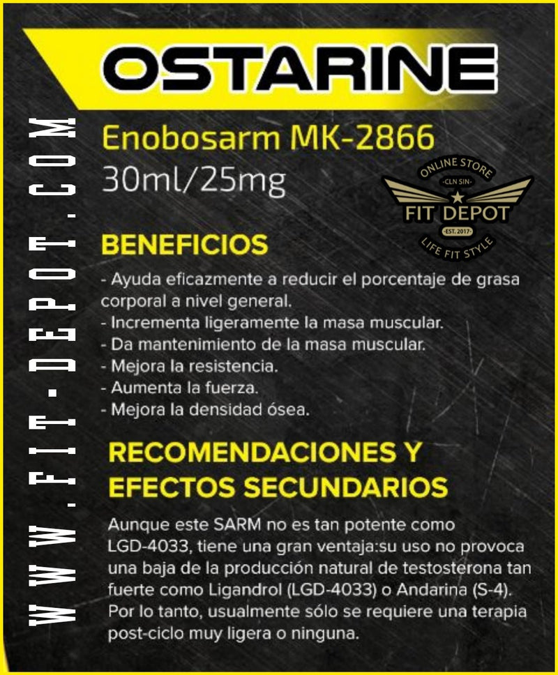 OSTARINE 25mg (MK-2866) 30 ml / hardbull