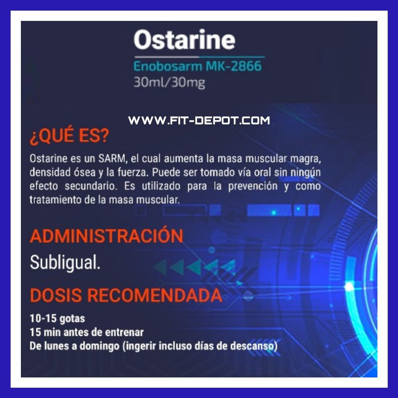 Ostarine (MK-2866) 30mg 30ml | SARMS SYNERLAB - SARM