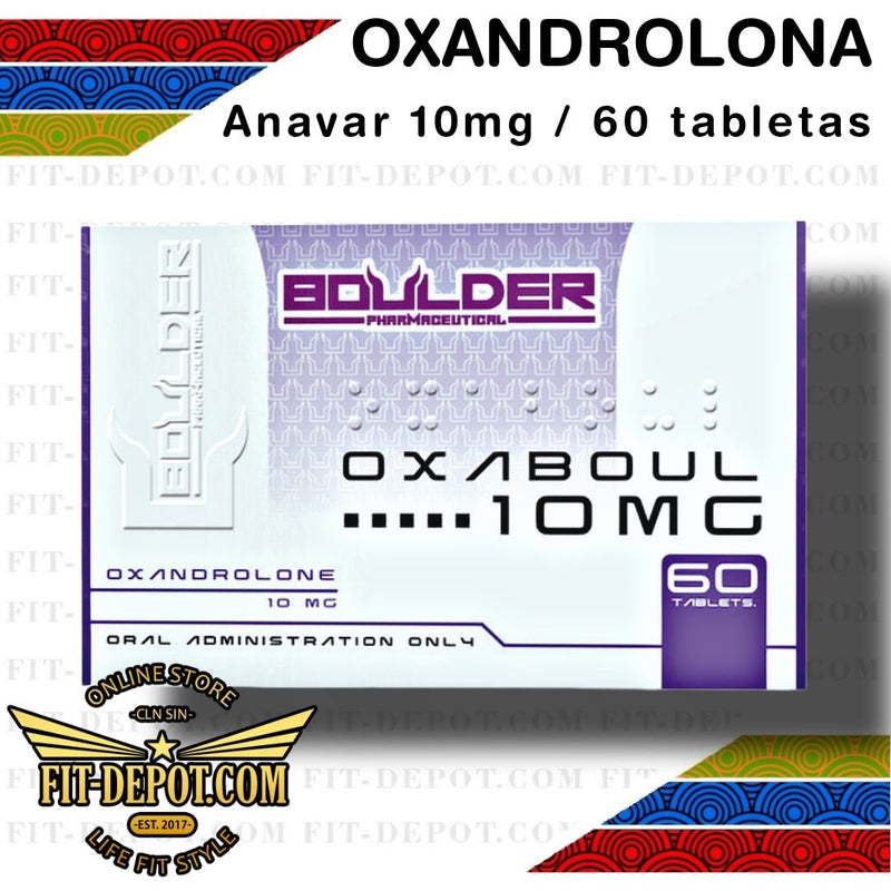 OXABOUL | (Anavar) Oxandrolone 10 mg | 60 tabletas BoulderRoids Orales - esteroides