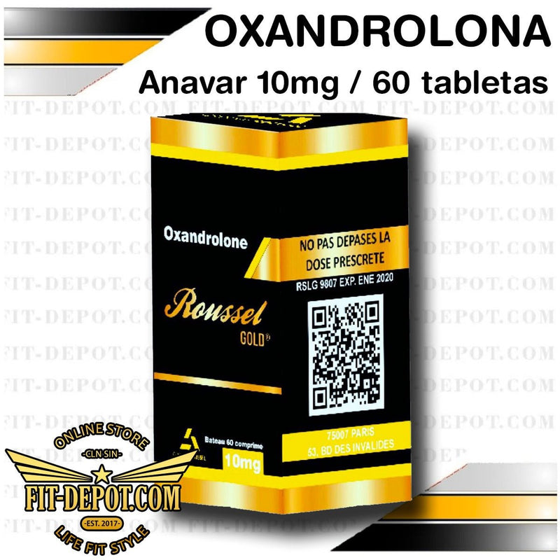 OXANDROLONA 10 MG (ANAVAR) 60 TABLETAS | ROUSSEL UCLAR - esteroides