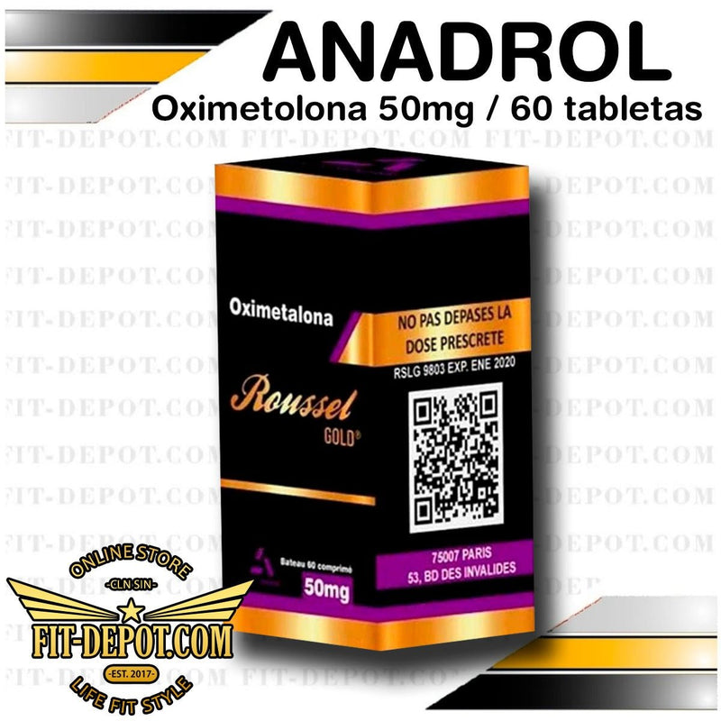 OXIMETALONA (ANADROL) 50MG 60 TABLETAS | ESTEROIDES ROUSSEL UCLAR - esteroides