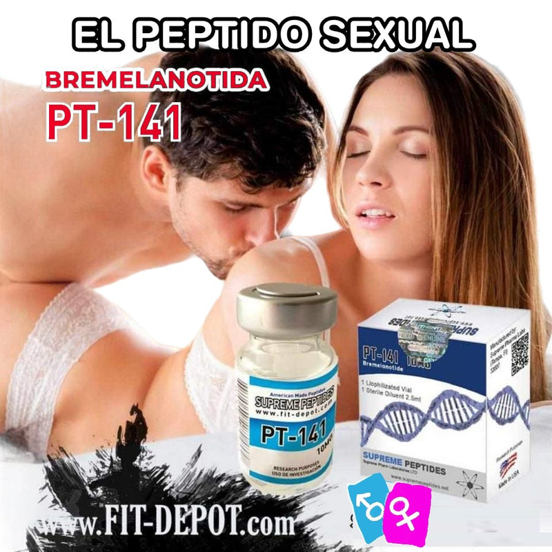 Péptido Sexual BREMELANOTIDA PT-141 10 mg Disfunción sexual ambos sexos | Supreme - PEPTIDO