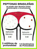 PEPTONAS BRASILEÑAS - Crecimiento Muscular Local - ideal para glúteos, piernas, hombro y pecho DESCER -