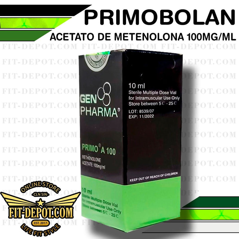 PRIMO A 100 / (PRIMOBOLAN) METHENOLONE ACETATE 100 MG / 10 ML | GEN PHARMA - esteroides