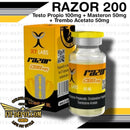 RAZOR 200 | Trembolona Acetato 50mg + Testosterona Propionato 100mg + Pripionato de drostanolona (masteron) 50mg / Frasco 10 ml | Esteroides XT LABS - esteroide