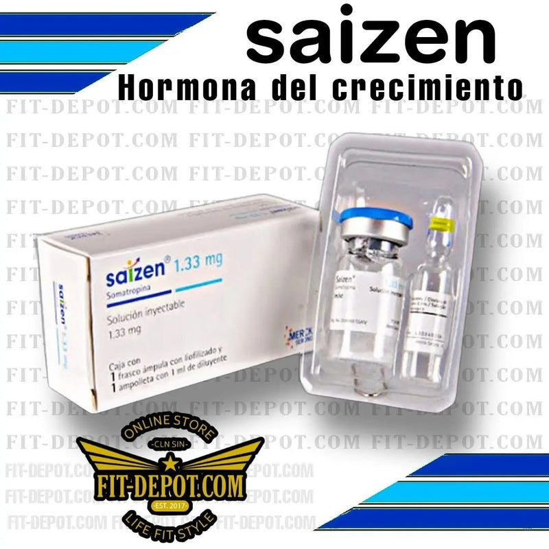 SAIZEN ® Merck Serono / 4 IU HORMONA DEL CRECIMIENTO 1.33mg / Calidad Farmacéutica - hormona del crecimiento
