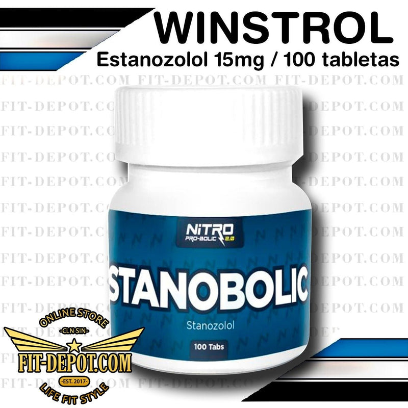 STANOBOLIC (WINSTROL) Estanozolol 10mg - 100 Tabletas - NITRO PRO-BOLIC 2.0 - esteroides anabolicos