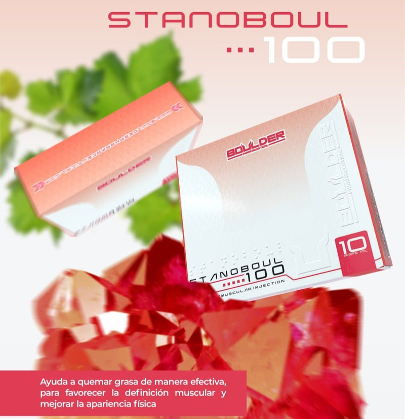 STANOBOUL 100 - KIT (Winstrol) Estanozolol Base 100 mg/ml | 10ML| Boulder Roids - esteroides