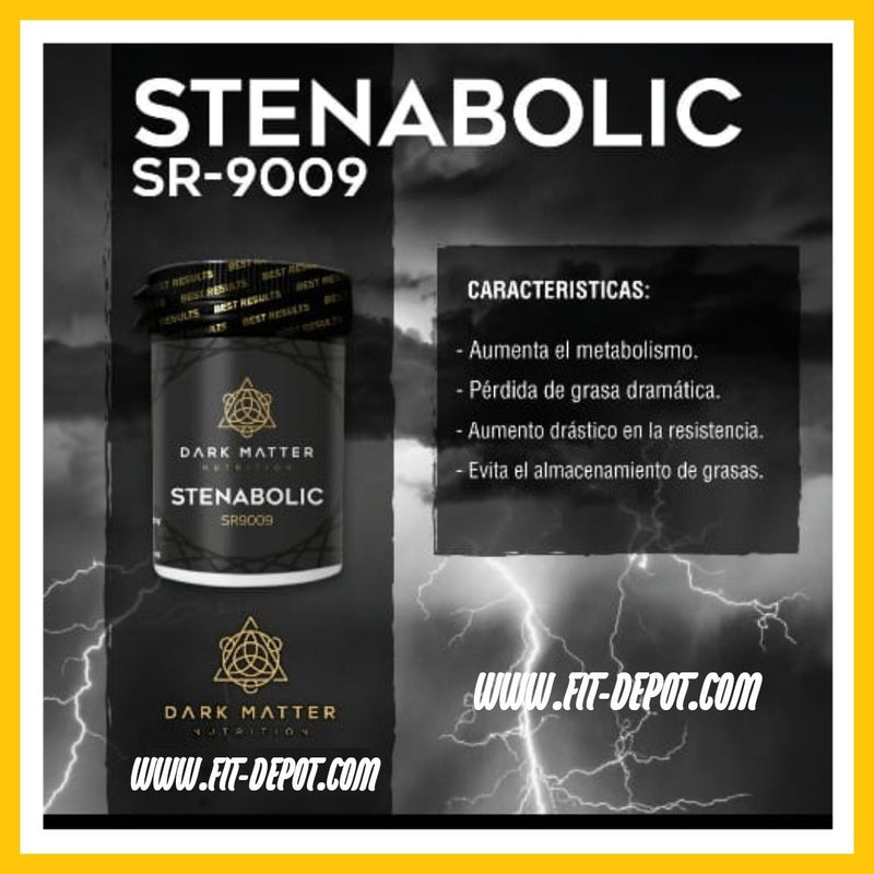 STENABOLIC (Strenobolic / SR-9009) 90 tabletas (30 servicios de 3 TABS | 5 MG x TAB) | SARMS DARK MATTER