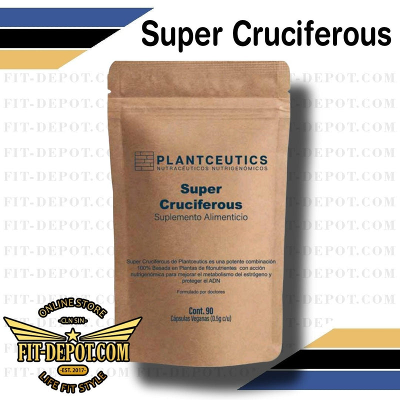 Super Cruciferous - Mejora el metabolismo de los estrogenos, salud del hígado y protección del ADN - 90 capsulas | PLANTCEUTICS -