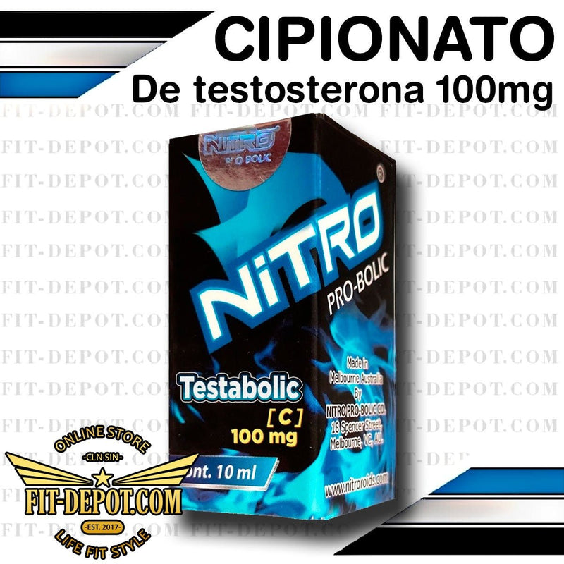 TESTABOLIC C - (CIPIONATO DE TESTOSTERONA) - 100mg / 10ml - NITRO PRO-BOLIC 2.0 - esteroides anabolicos