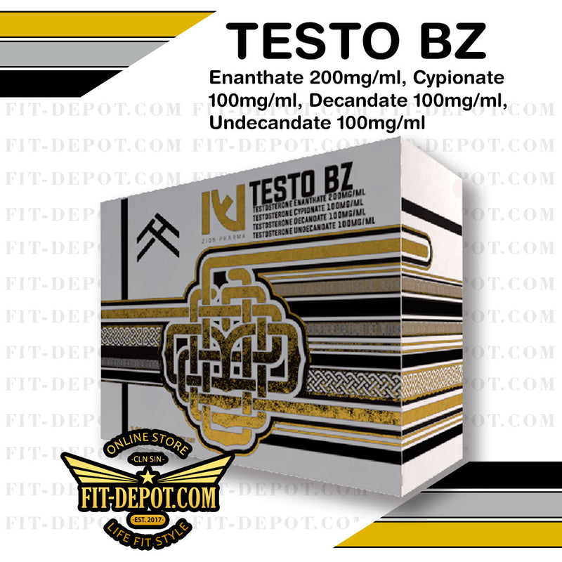 Testo BZ - Enanthate 200mg/ml, Cypionate 100mg/ml, Decandate 100mg/ml, Undecandate 100mg/ml | ZION PHARMA