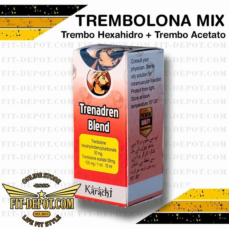 TRENADREN BLEND 100 mg / (Trembolona Hexahidrobencilcarbonato – 50mg Trembolona Acetato – 50mg) – 10ml | ESTEROIDES KARACHI LABS - esteroide