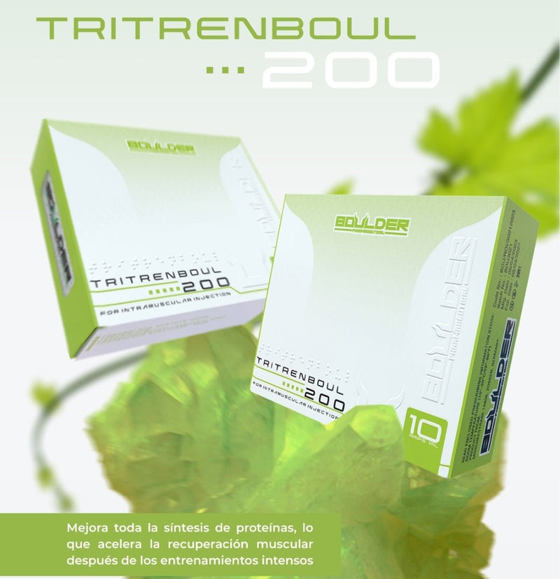TRITRENBOUL 200 MG - 3 trembolonas combinadas 10 Ampolletas de 1 ml cada una - Boulder Pharmaceutical - esteroides