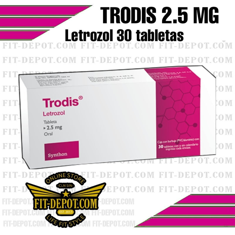 TRODIS 2.5 MG (Letrozol) 30 tabletas / Synthon - antiestrogenico