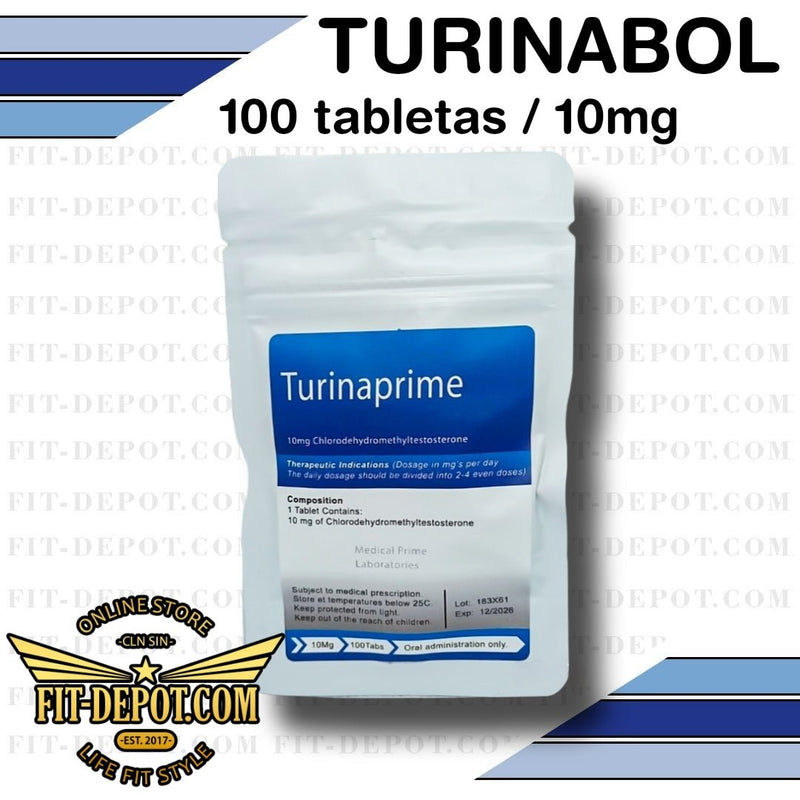TURINAPRIME (Turinabol) 10 mg / 100 tabletas / Medical Prime -